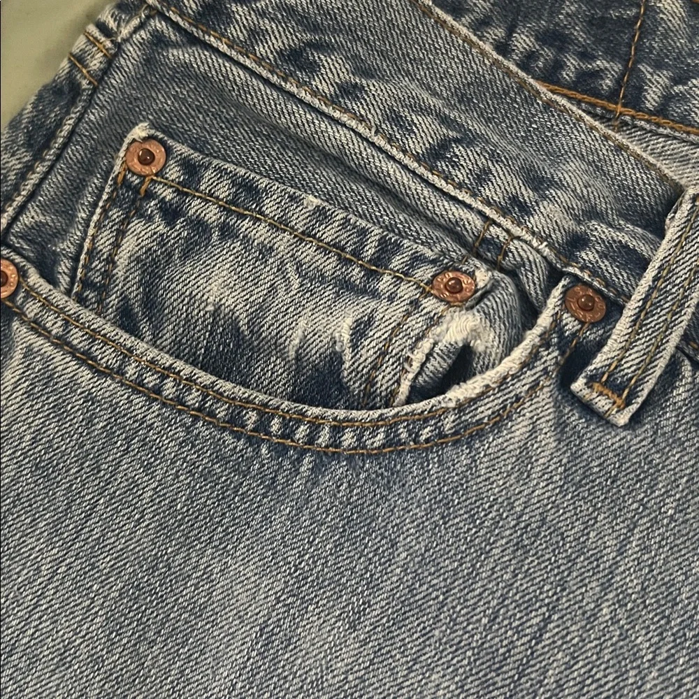 VTG Levis 501 Jeans 32x32 Button Fly Mexico 80s 90s Check Measurement No Sz Tag